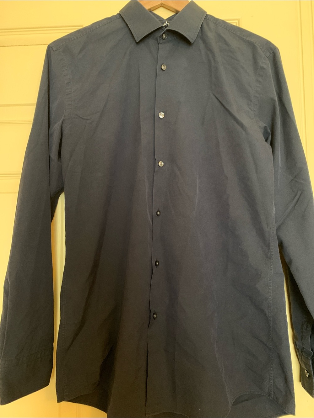 Hugo Boss Jenno Black Slim Fit Stretch Dress Shirt 16.5 42